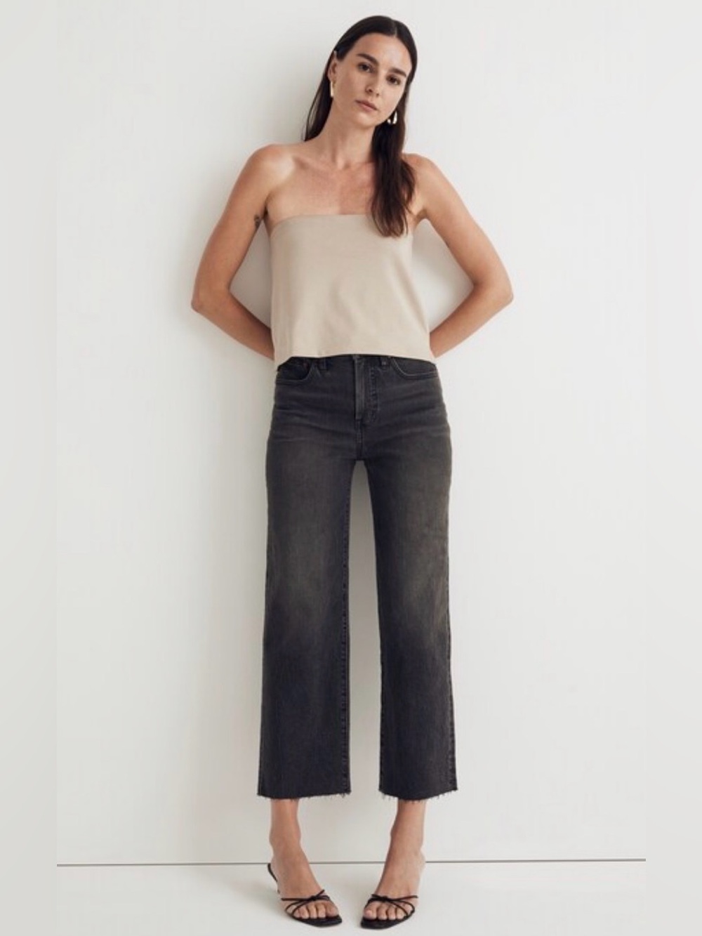 Madewell | The Perfect Vintage Wide-Leg Crop Jean | 32